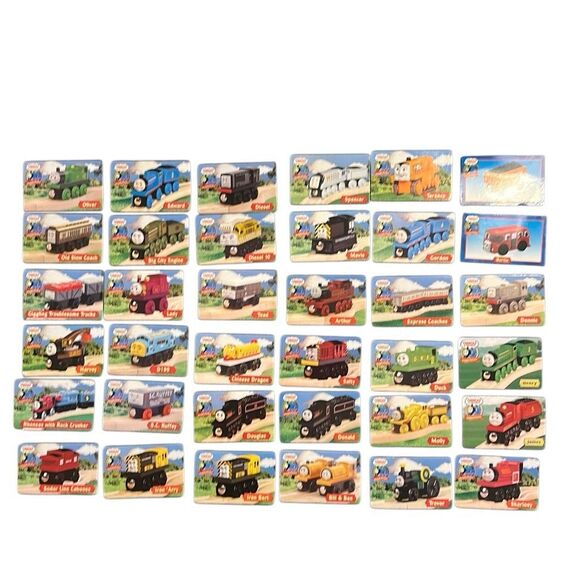 Lot of 36 Thomas The Tank Engine & Friends Train Collector Character Cards Rare - Picture 3 of 15